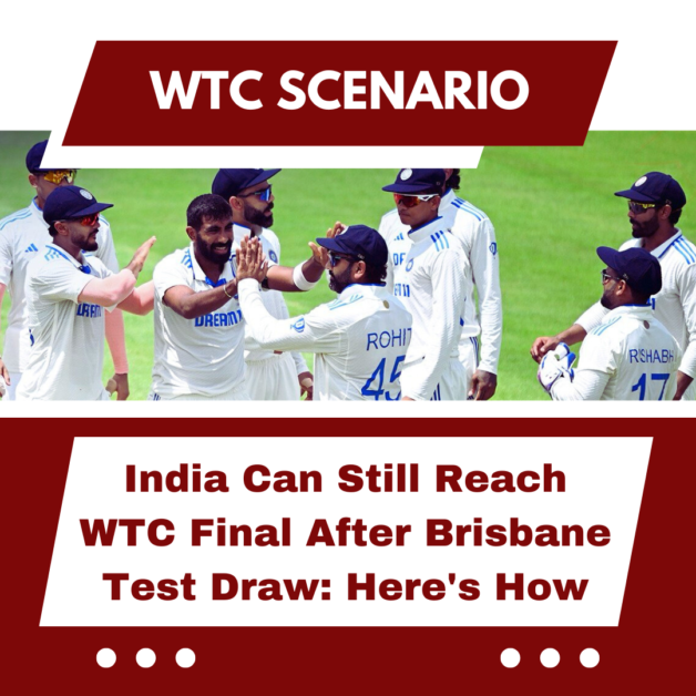 गाबा टेस्ट ड्रॉ होने के बाद भी भारत WTC फाइनल पहुंच सकता है, जानिए कैसे | बारिश से प्रभावित टेस्ट ने भारत को बचाया